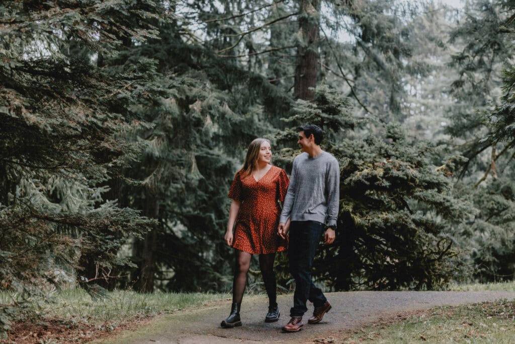 Portland Engagement Photography Ideas: PNW Romance with a Moody Twist -