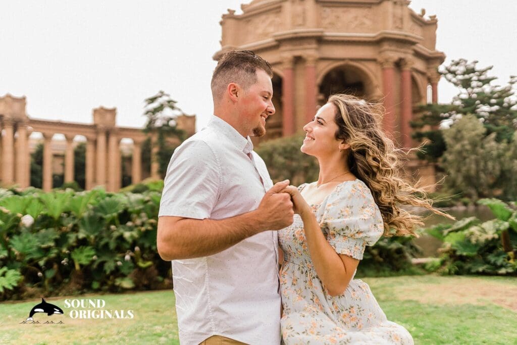 Palace of Fine Arts engagement photography by San Francisco Wedding Photography & Videography, one of the 24 Best Places for Engagement Photos in San Francisco