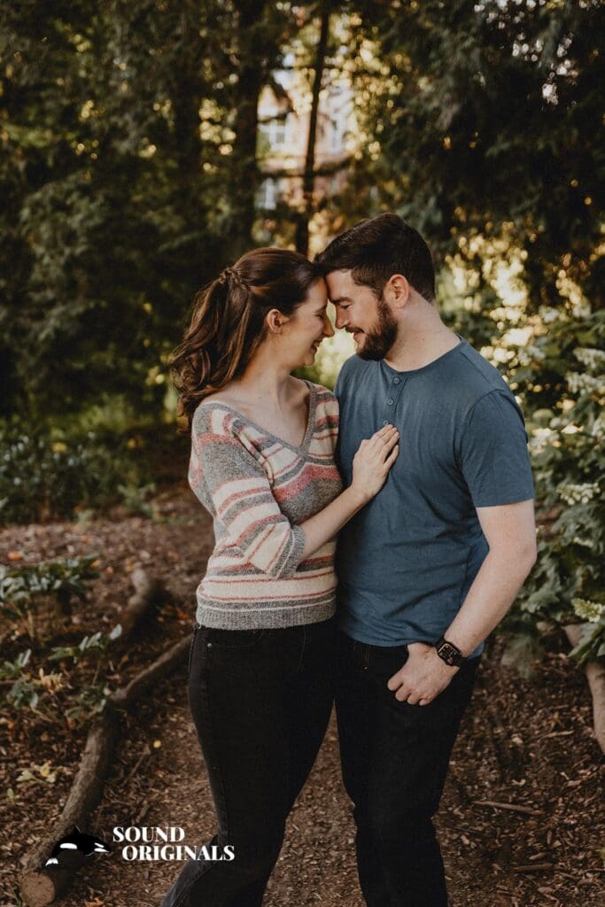 Cathedral Park Portland Engagement // Rebecca + Danny -