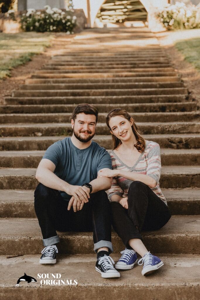 Cathedral Park Portland Engagement // Rebecca + Danny -