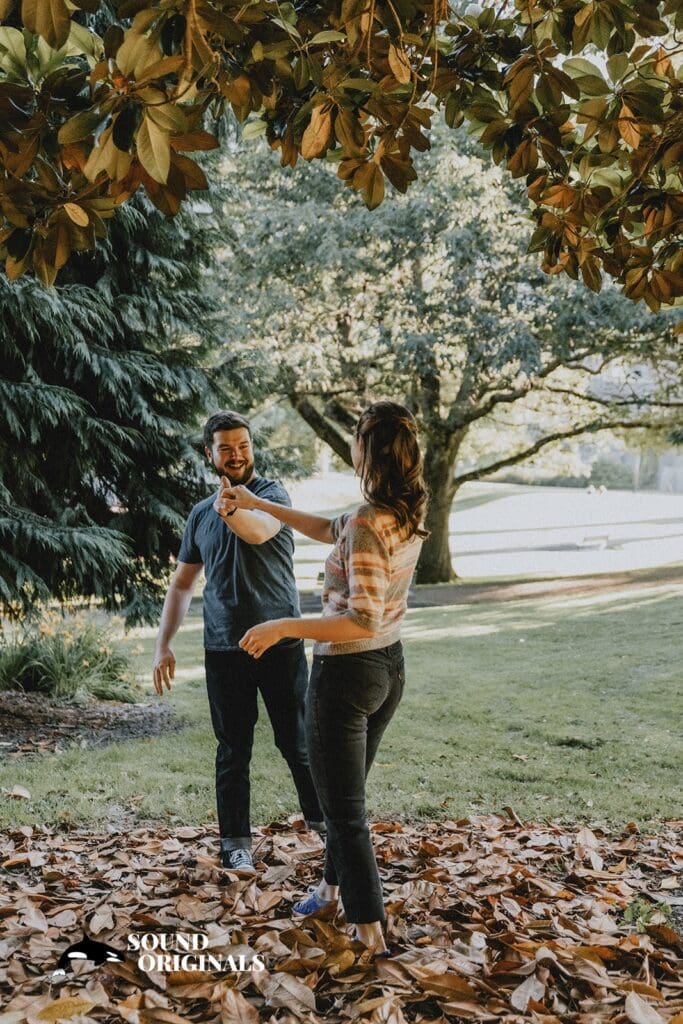 Cathedral Park Portland Engagement // Rebecca + Danny -
