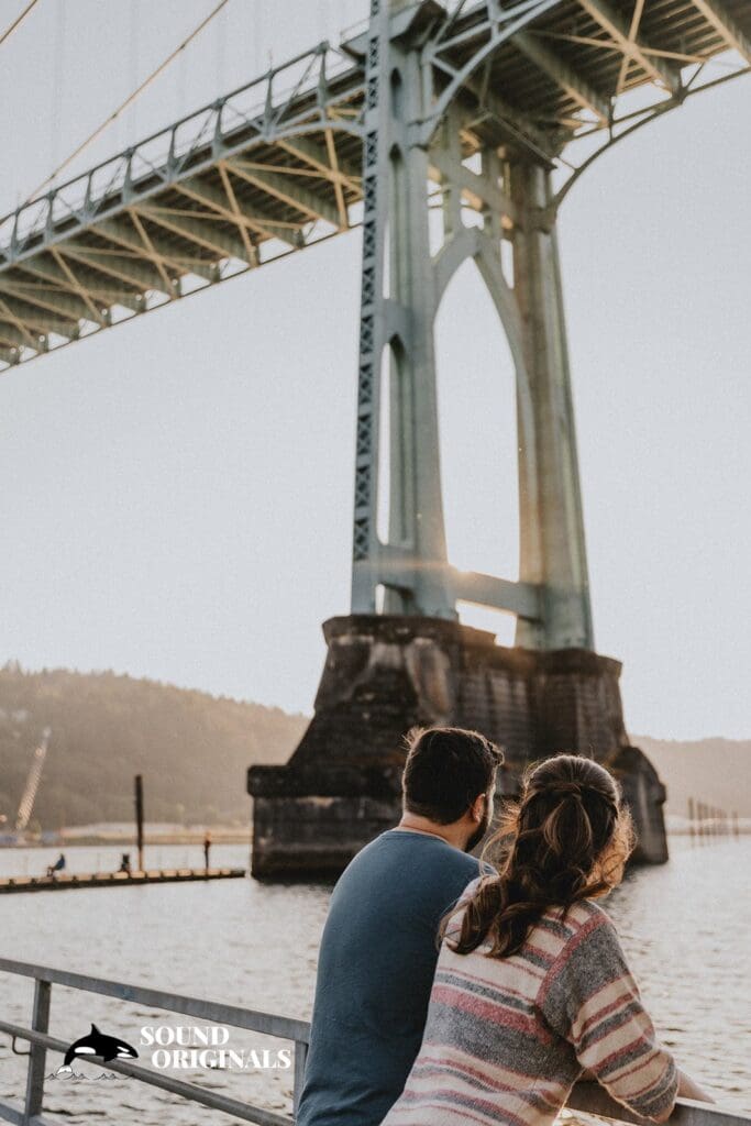 Cathedral Park Portland Engagement // Rebecca + Danny -