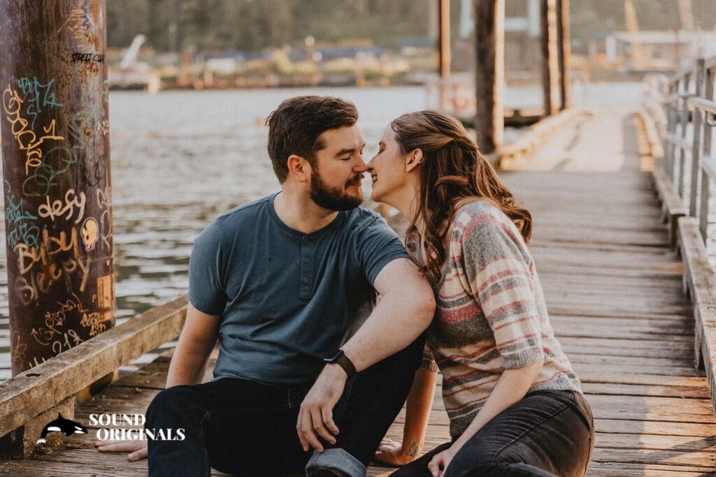 Cathedral Park Portland Engagement // Rebecca + Danny -
