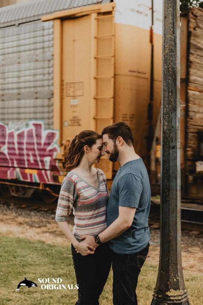 Cathedral Park Portland Engagement // Rebecca + Danny -