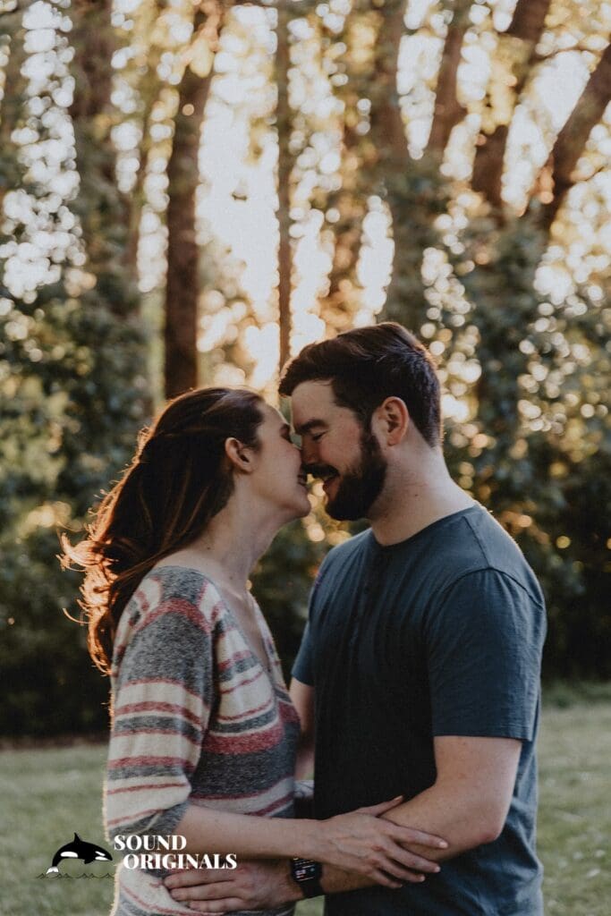 Cathedral Park Portland Engagement // Rebecca + Danny -