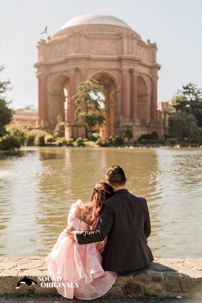 Palace of Fine Arts engagement photography by San Francisco Wedding Photography & Videography, one of the 24 Best Places for Engagement Photos in San Francisco