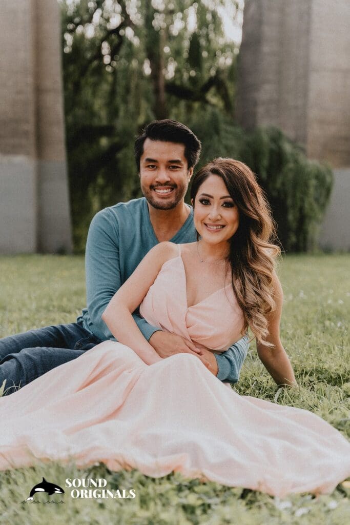 Cathedral Park Portland Engagement // Linda + Chris -