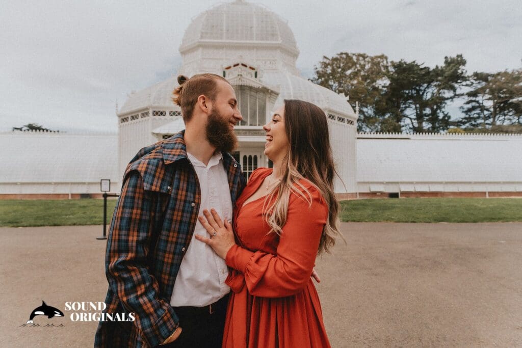 Alex + Hunter Conservatory of Flowers Engagement // Alex + Hunter -