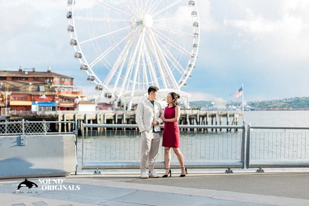 Pike Place Market Engagement // Christine + Ken -