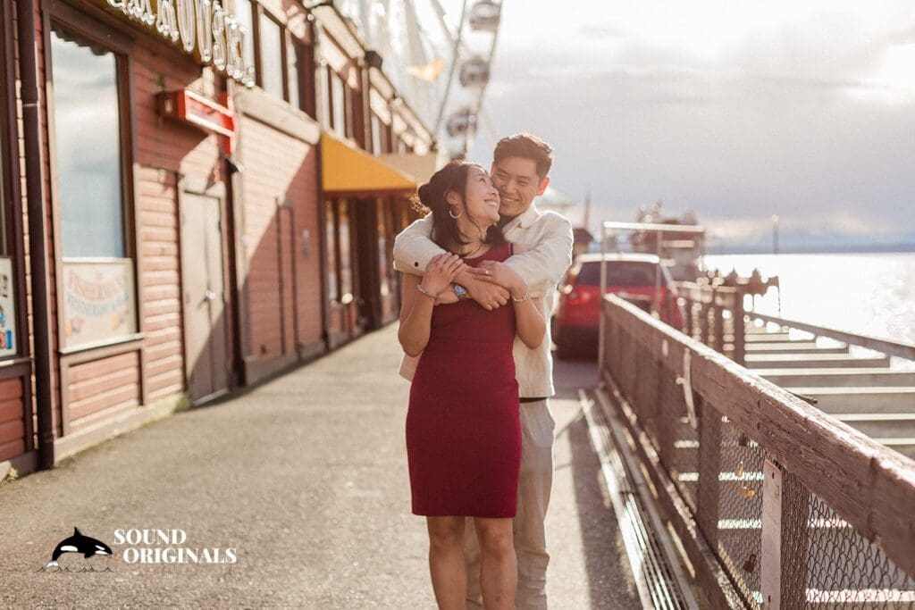 Pike Place Market Engagement // Christine + Ken -
