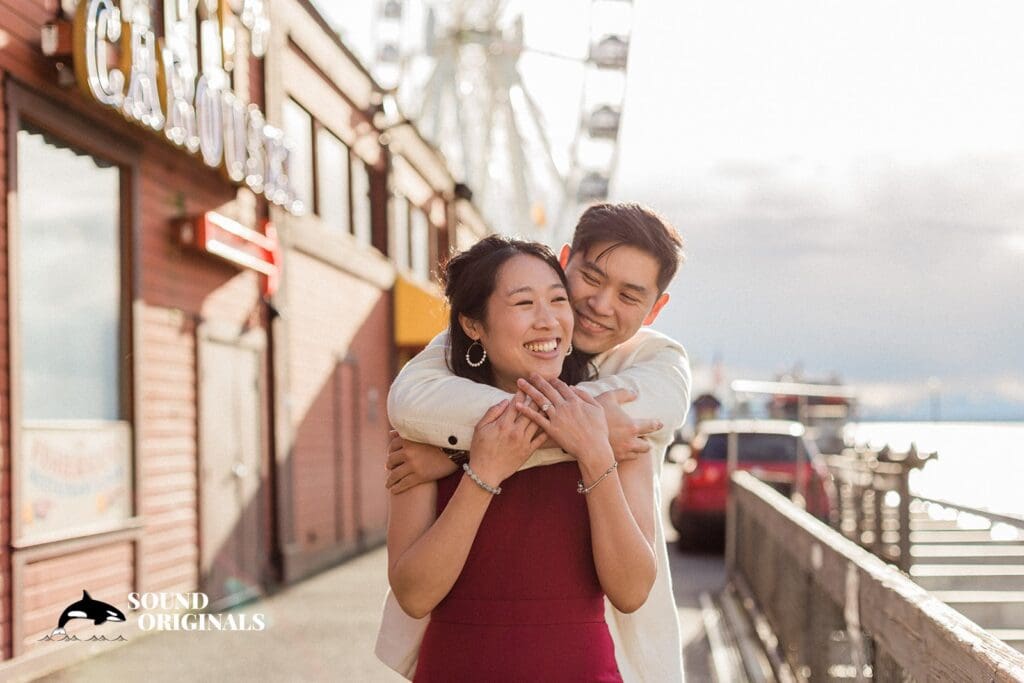 Pike Place Market Engagement // Christine + Ken -