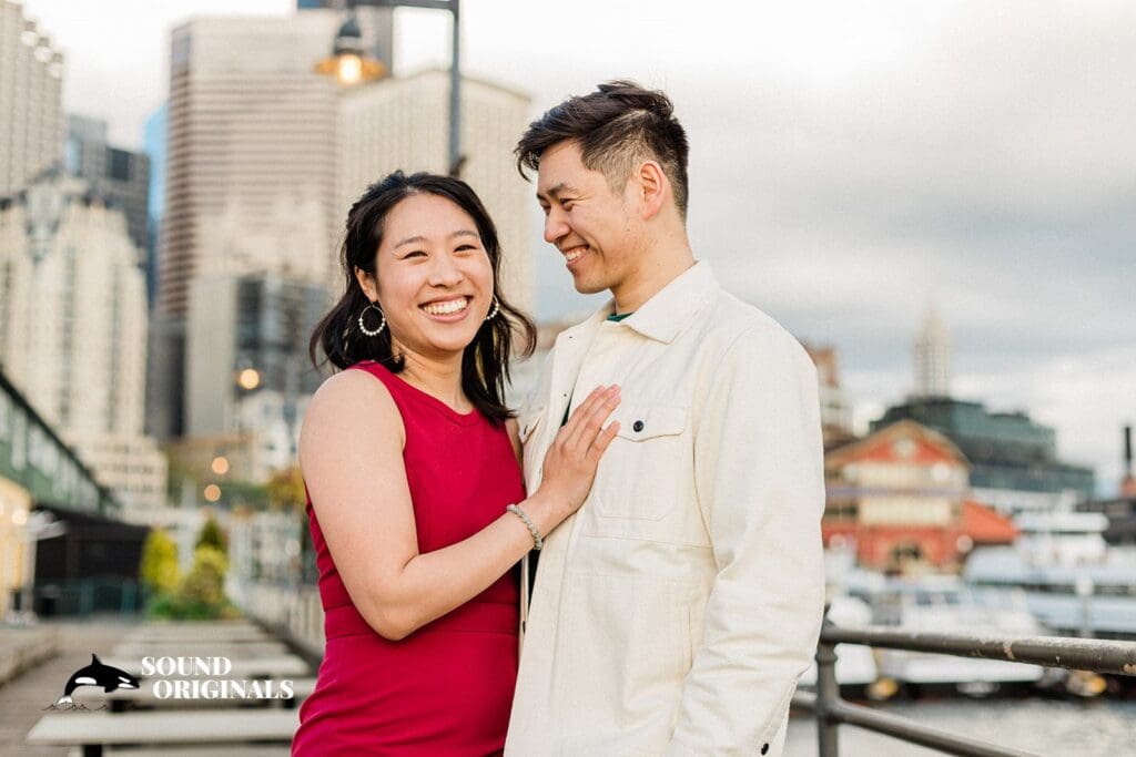 Pike Place Market Engagement // Christine + Ken -
