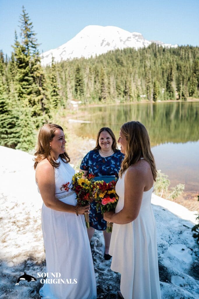 Mount Rainier National Park Wedding // Megan + Megan -