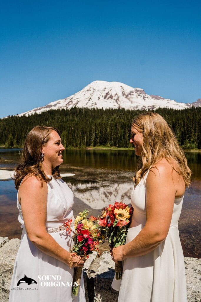 Mount Rainier National Park Wedding // Megan + Megan -