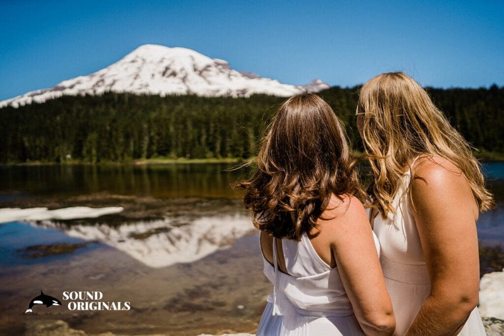 Mount Rainier National Park Wedding // Megan + Megan -