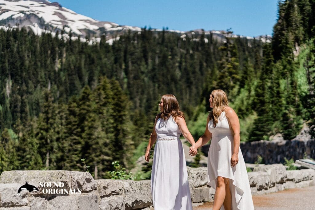 Mount Rainier National Park Wedding // Megan + Megan -