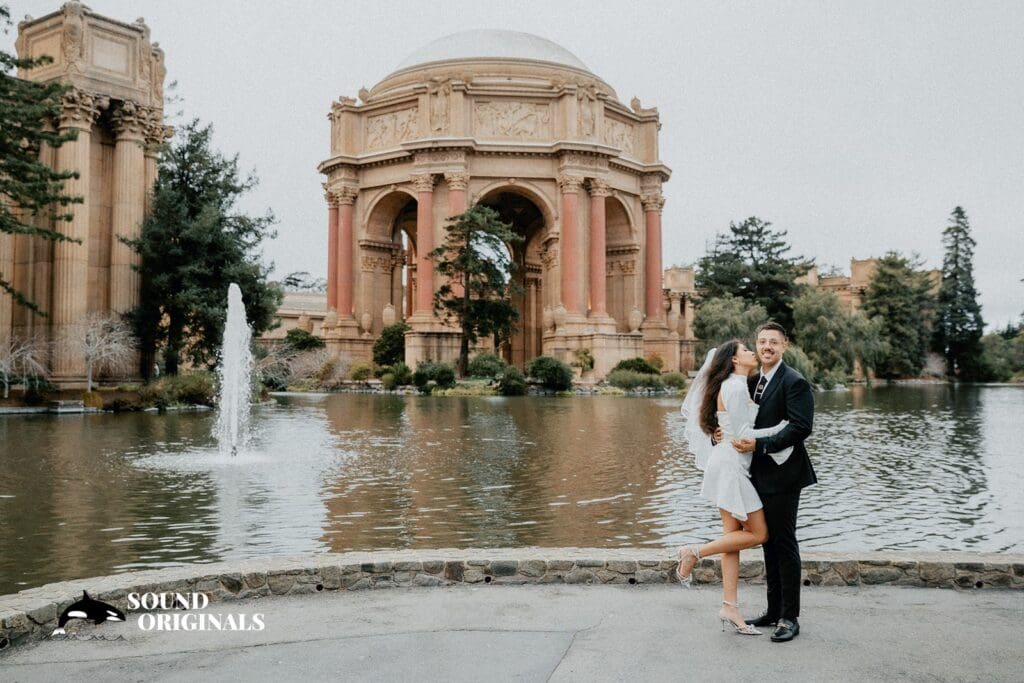 Palace of Fine Arts engagement photography by San Francisco Wedding Photography & Videography, one of the 24 Best Places for Engagement Photos in San Francisco