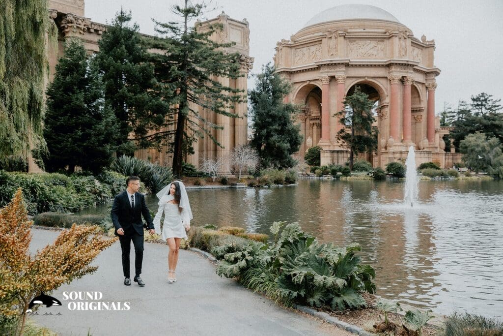 Palace of Fine Arts engagement photography by San Francisco Wedding Photography & Videography, one of the 24 Best Places for Engagement Photos in San Francisco