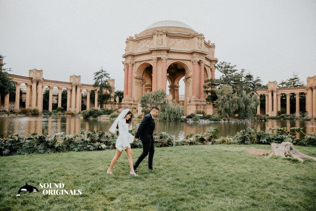 Palace of Fine Arts engagement photography by San Francisco Wedding Photography & Videography, one of the 24 Best Places for Engagement Photos in San Francisco