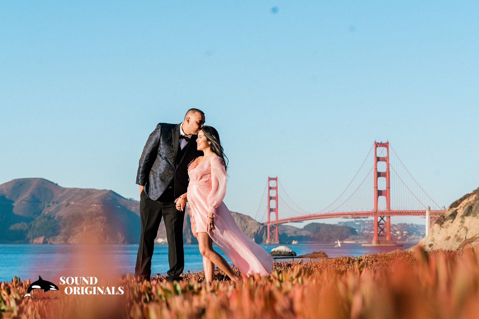 San Francisco Baker Beach Engagement // Yvonne + Armand -