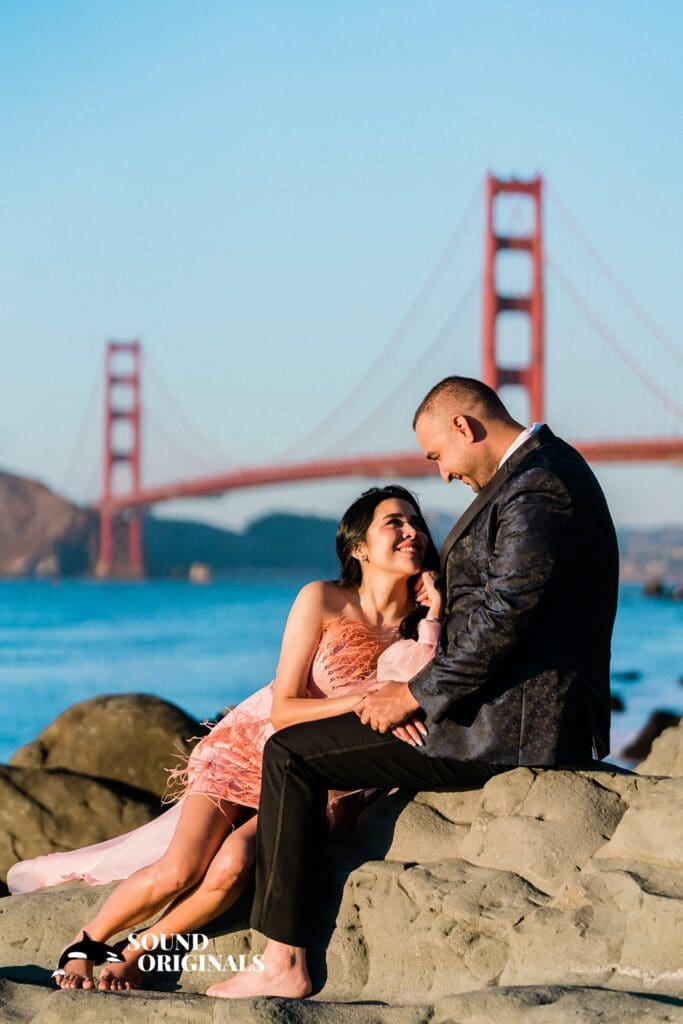 Baker Beach engagement photography by San Francisco Wedding Photography & Videography, one of the 24 Best Places for Engagement Photos in San Francisco