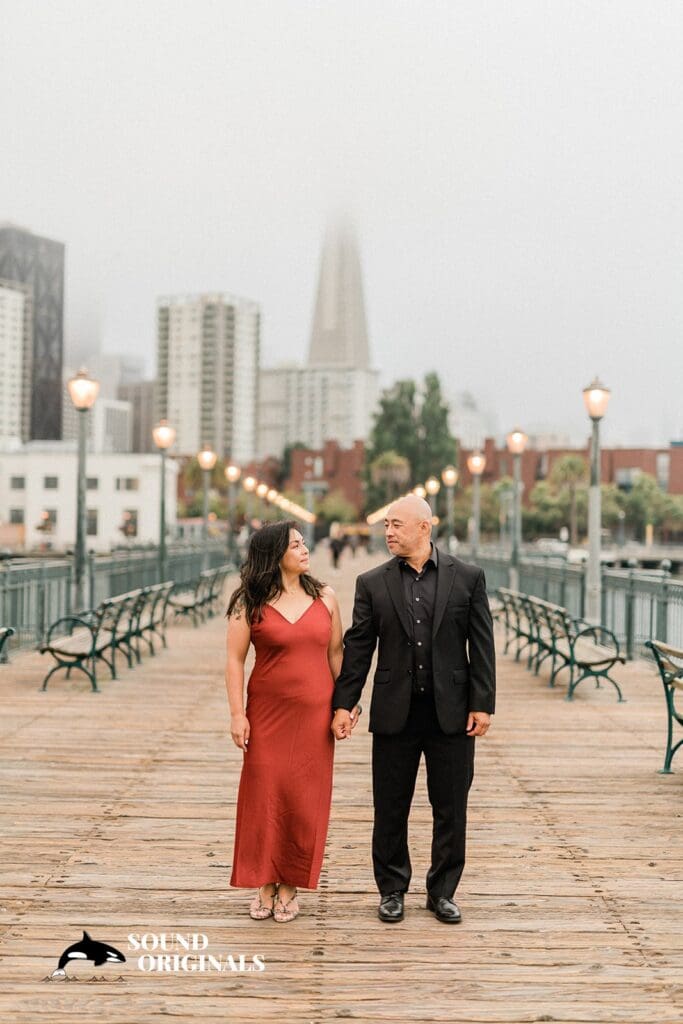 San Francisco Embarcadero Engagement // Christine + John -