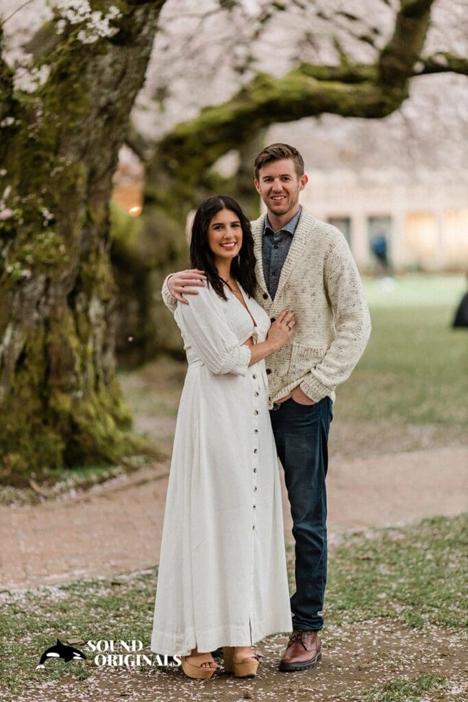 UW Cherry Blossom Engagement // Jack + Alicia -
