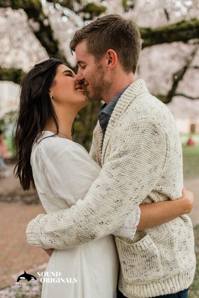 UW Cherry Blossom Engagement // Jack + Alicia -