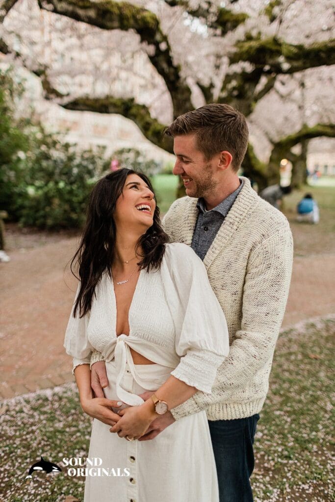 UW Cherry Blossom Engagement // Jack + Alicia -