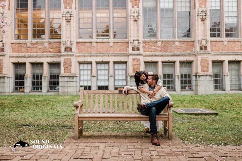 UW Cherry Blossom Engagement // Jack + Alicia -