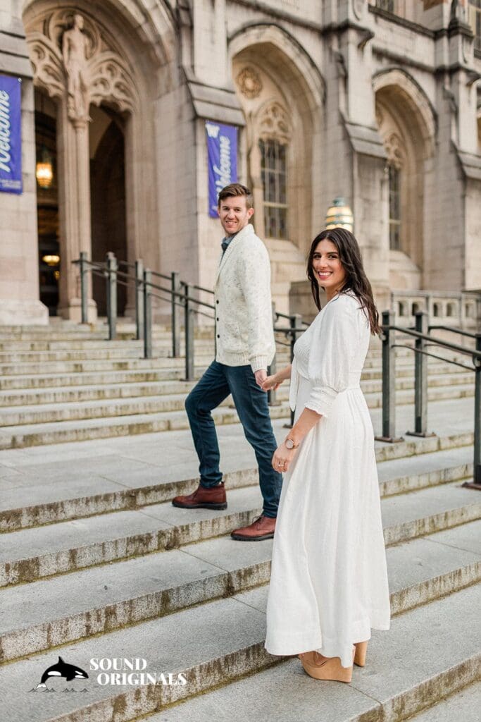 UW Cherry Blossom Engagement // Jack + Alicia -