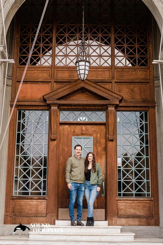 Ballard Locks Engagement // David + Jordana -