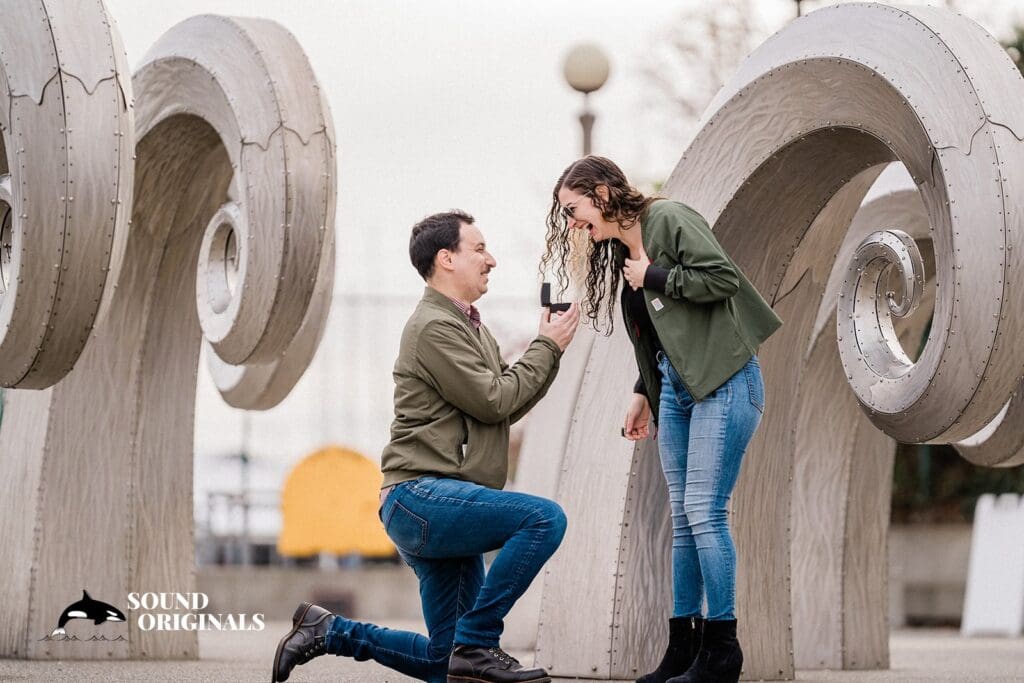 Ballard Locks Engagement // David + Jordana -