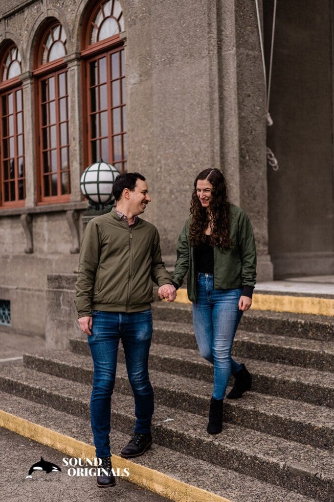 Ballard Locks Engagement // David + Jordana -