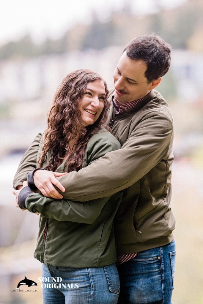 Ballard Locks Engagement // David + Jordana -