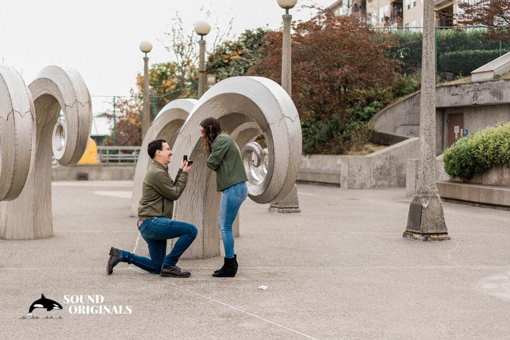 Ballard Locks Engagement // David + Jordana -
