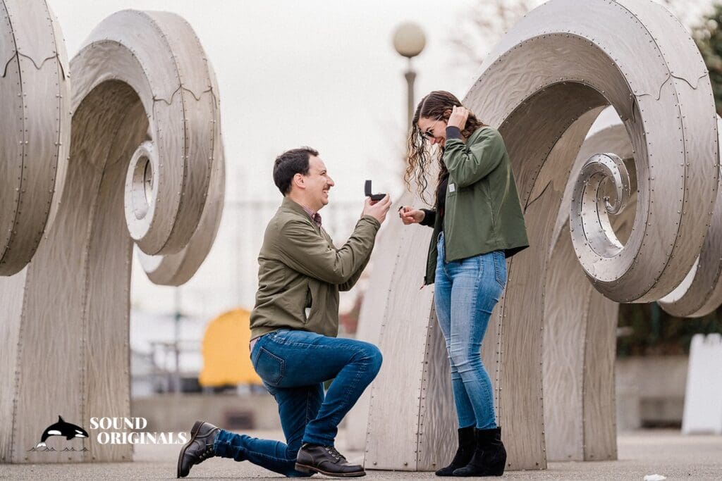 Ballard Locks Engagement // David + Jordana -