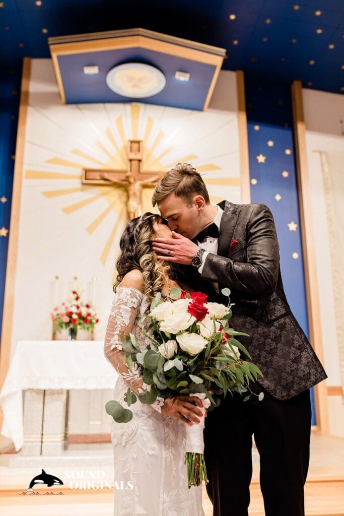 St. Mary Magdalen Parish Wedding // Christina + Tim -