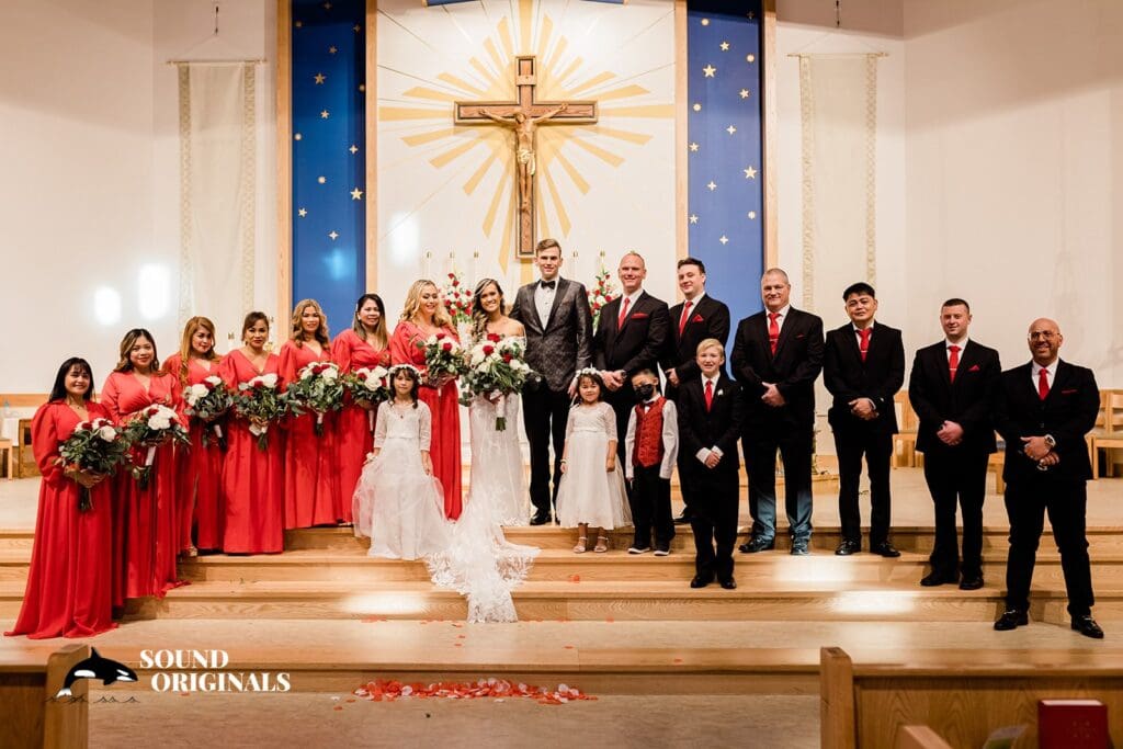 St. Mary Magdalen Parish Wedding // Christina + Tim -