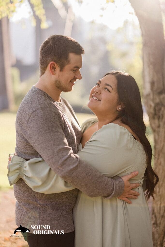 St. John's Cathedral Park Engagement // Eva + Aaron -