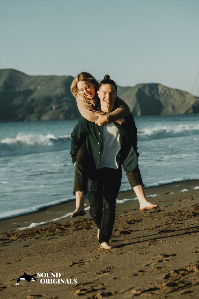 Baker Beach engagement photography by San Francisco Wedding Photography & Videography, one of the 24 Best Places for Engagement Photos in San Francisco