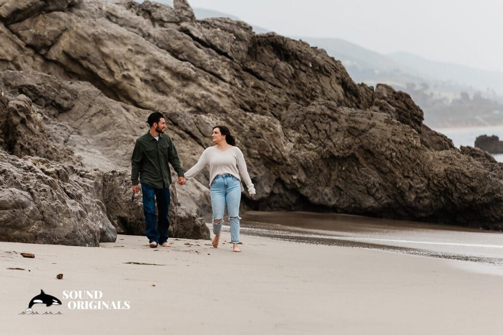 Leo Carrillo State Beach Malibu Engagement // Miranda + Cody -