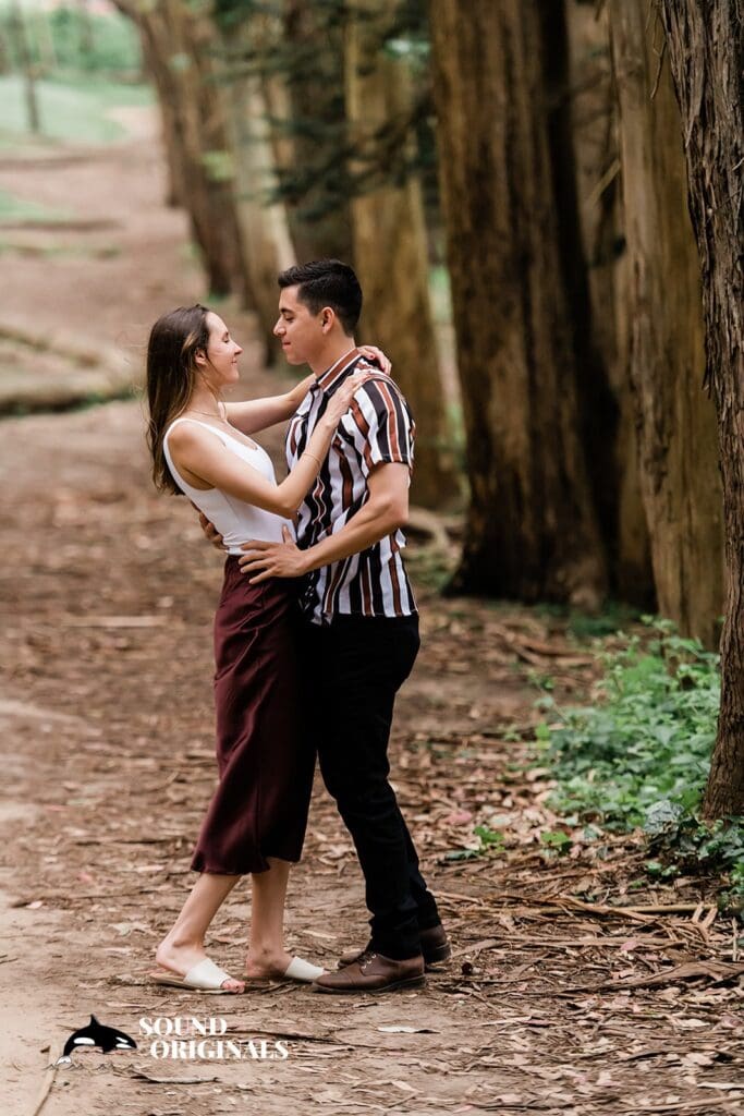 Lover’s Lane engagement photography by San Francisco Wedding Photography & Videography, one of the 24 Best Places for Engagement Photos in San Francisco