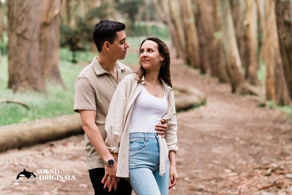 Lover’s Lane engagement photography by San Francisco Wedding Photography & Videography, one of the 24 Best Places for Engagement Photos in San Francisco