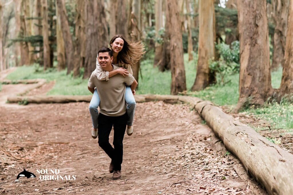 Lover’s Lane engagement photography by San Francisco Wedding Photography & Videography, one of the 24 Best Places for Engagement Photos in San Francisco