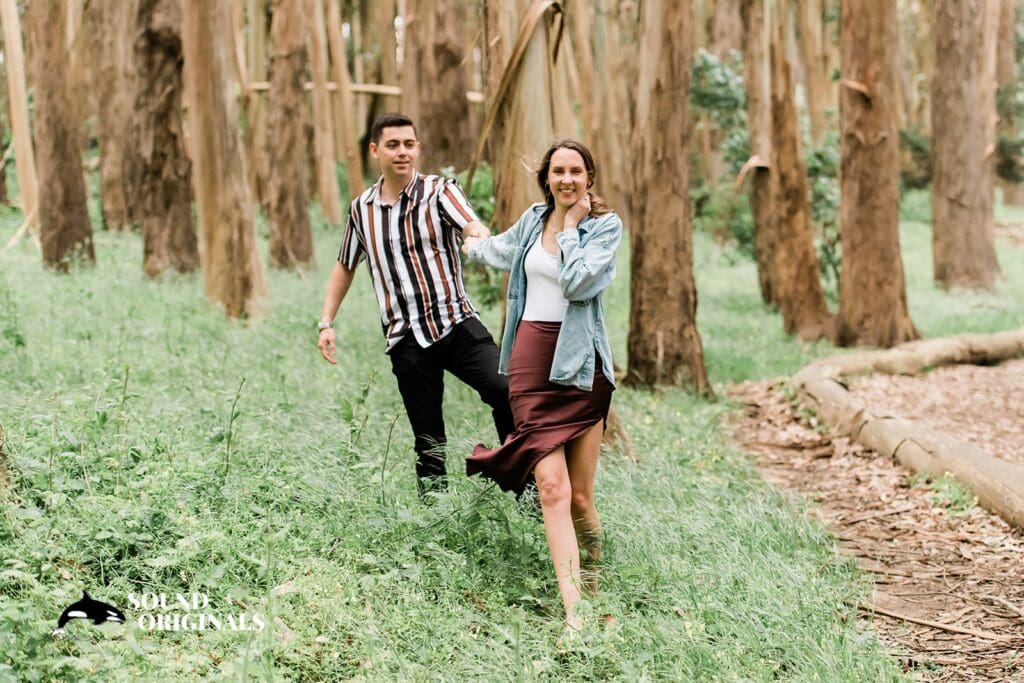 Lover’s Lane engagement photography by San Francisco Wedding Photography & Videography, one of the 24 Best Places for Engagement Photos in San Francisco