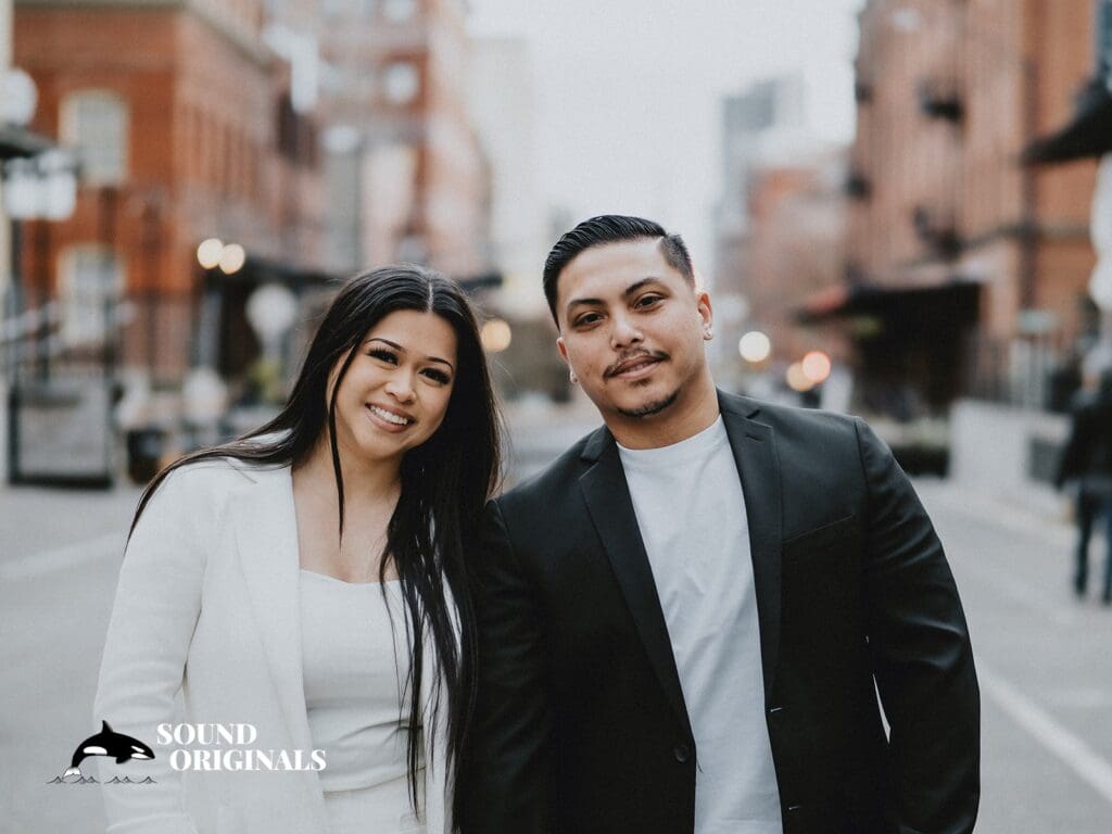 Keana + Barnaby Pearl District Engagement // Keana + Barnaby -