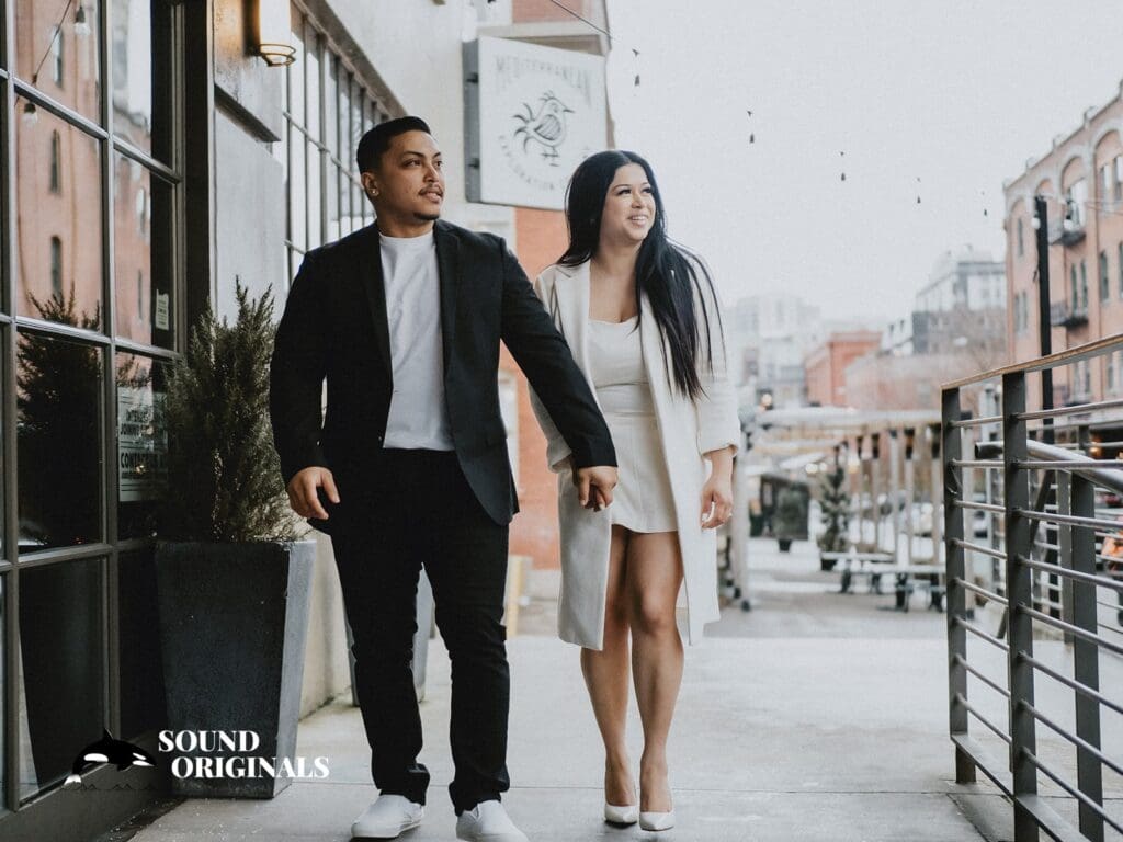 Keana + Barnaby Pearl District Engagement // Keana + Barnaby -