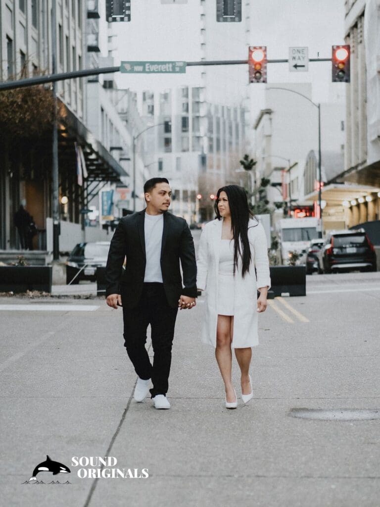 Keana + Barnaby Pearl District Engagement // Keana + Barnaby -