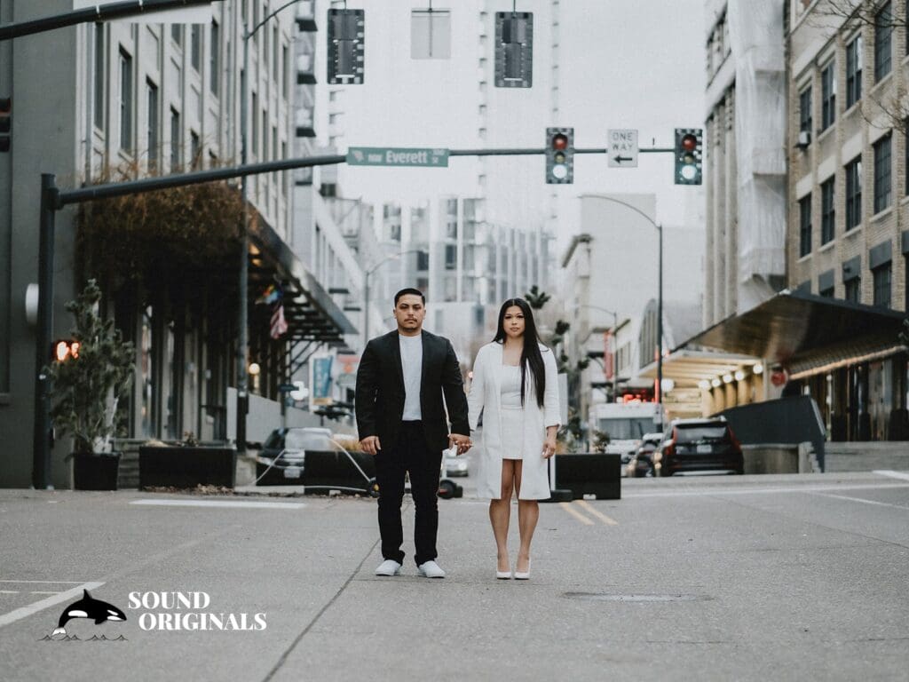 Keana + Barnaby Pearl District Engagement // Keana + Barnaby -